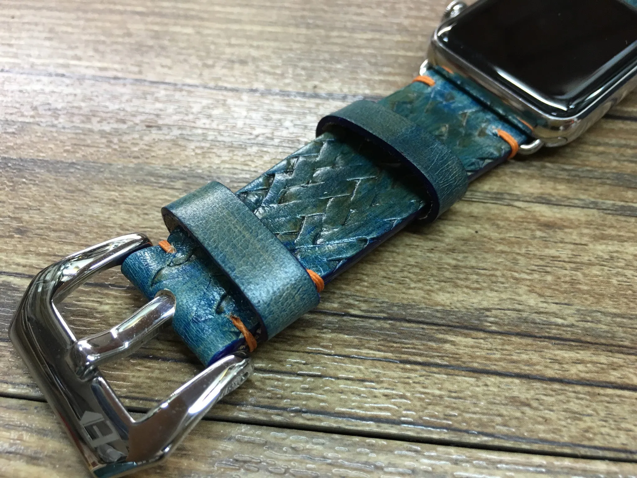 Apple Watch Band, Apple Watch SE Band, Leather Craving Art Watch Band, Apple Watch Strap 44mm, 40mm Series 6, Personalise Gift Ideas, iWatch Wristband