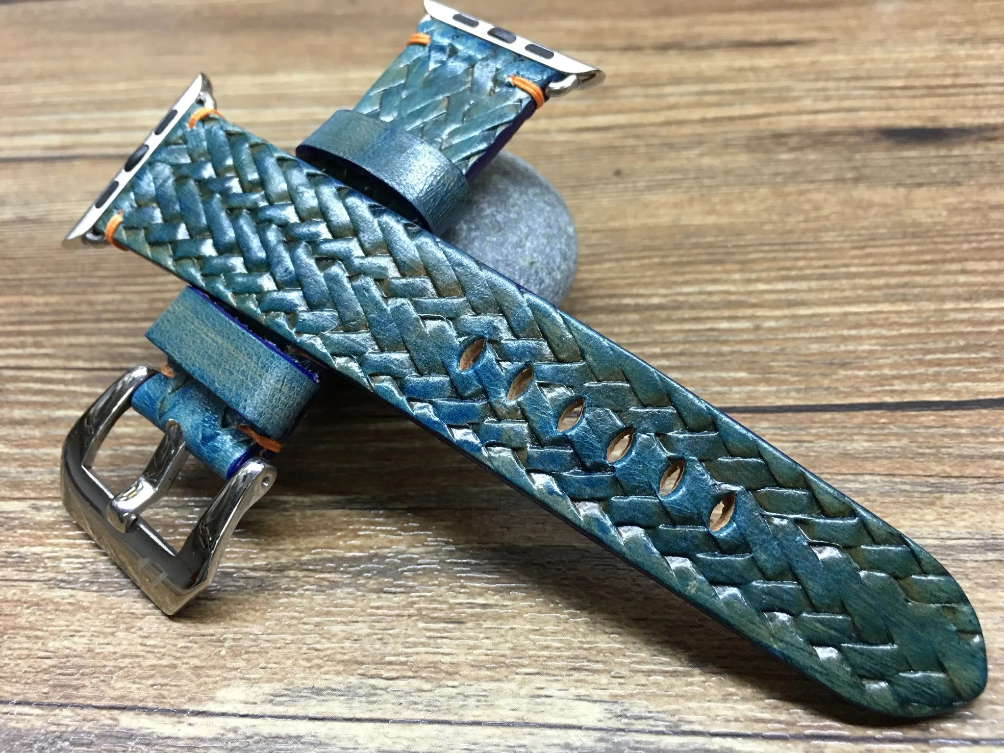 Apple Watch Band, Apple Watch SE Band, Leather Craving Art Watch Band, Apple Watch Strap 44mm, 40mm Series 6, Personalise Gift Ideas, iWatch Wristband