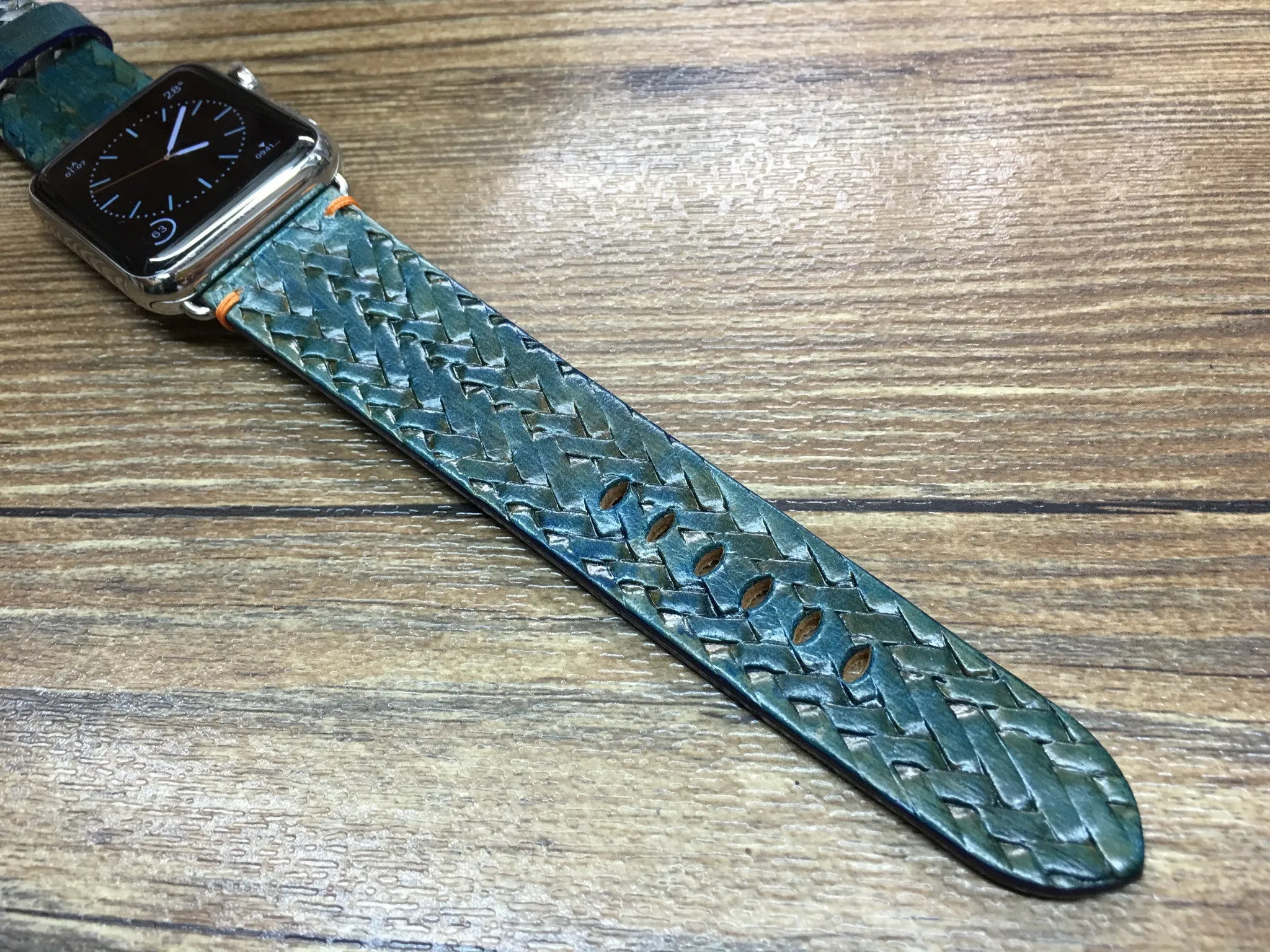 Apple Watch Band, Apple Watch SE Band, Leather Craving Art Watch Band, Apple Watch Strap 44mm, 40mm Series 6, Personalise Gift Ideas, iWatch Wristband