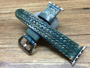 Apple Watch Band, Apple Watch SE Band, Leather Craving Art Watch Band, Apple Watch Strap 44mm, 40mm Series 6, Personalise Gift Ideas, iWatch Wristband