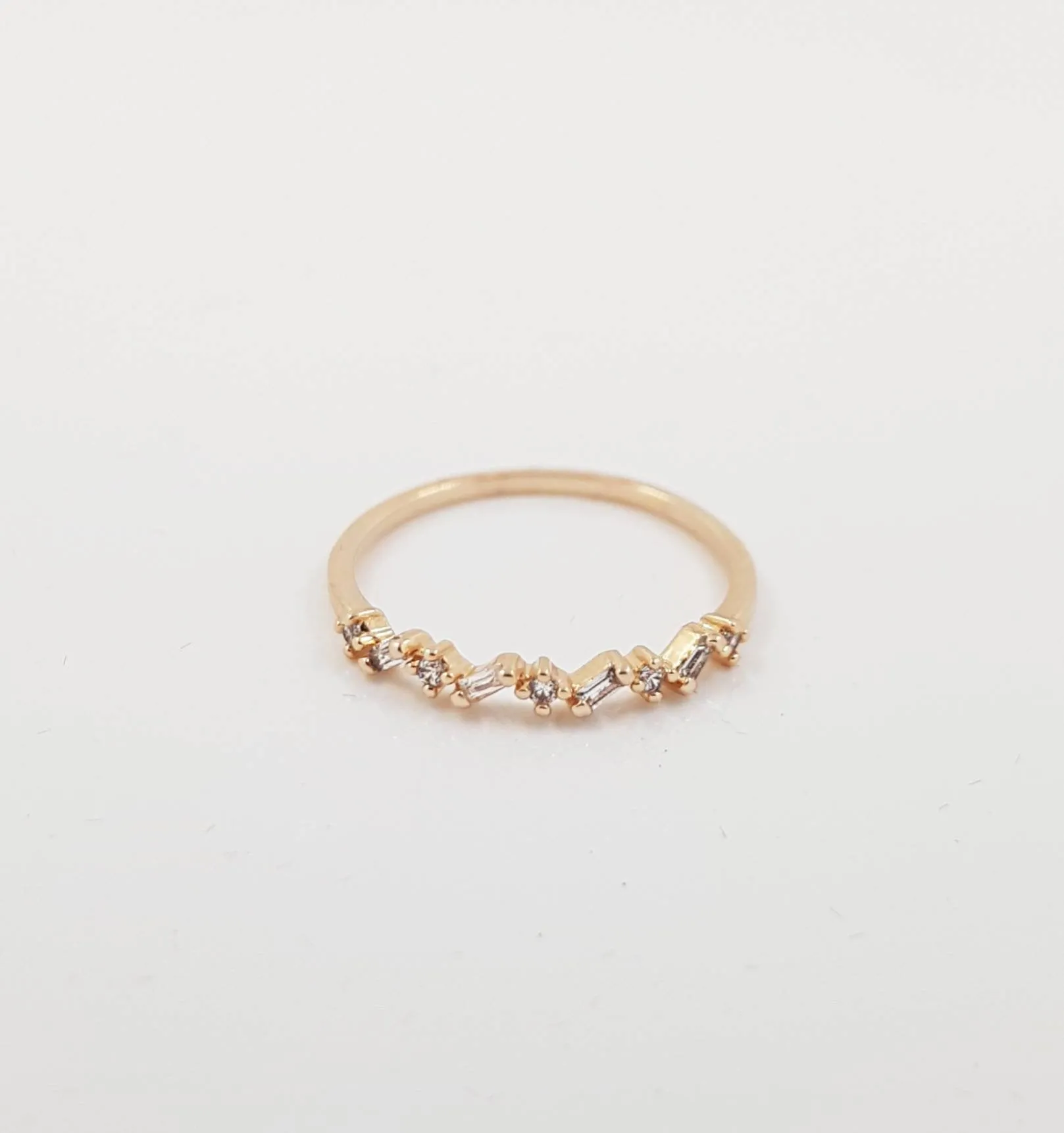 Baguette Cut Wedding Band - Baguette Diamonds Wedding Ring