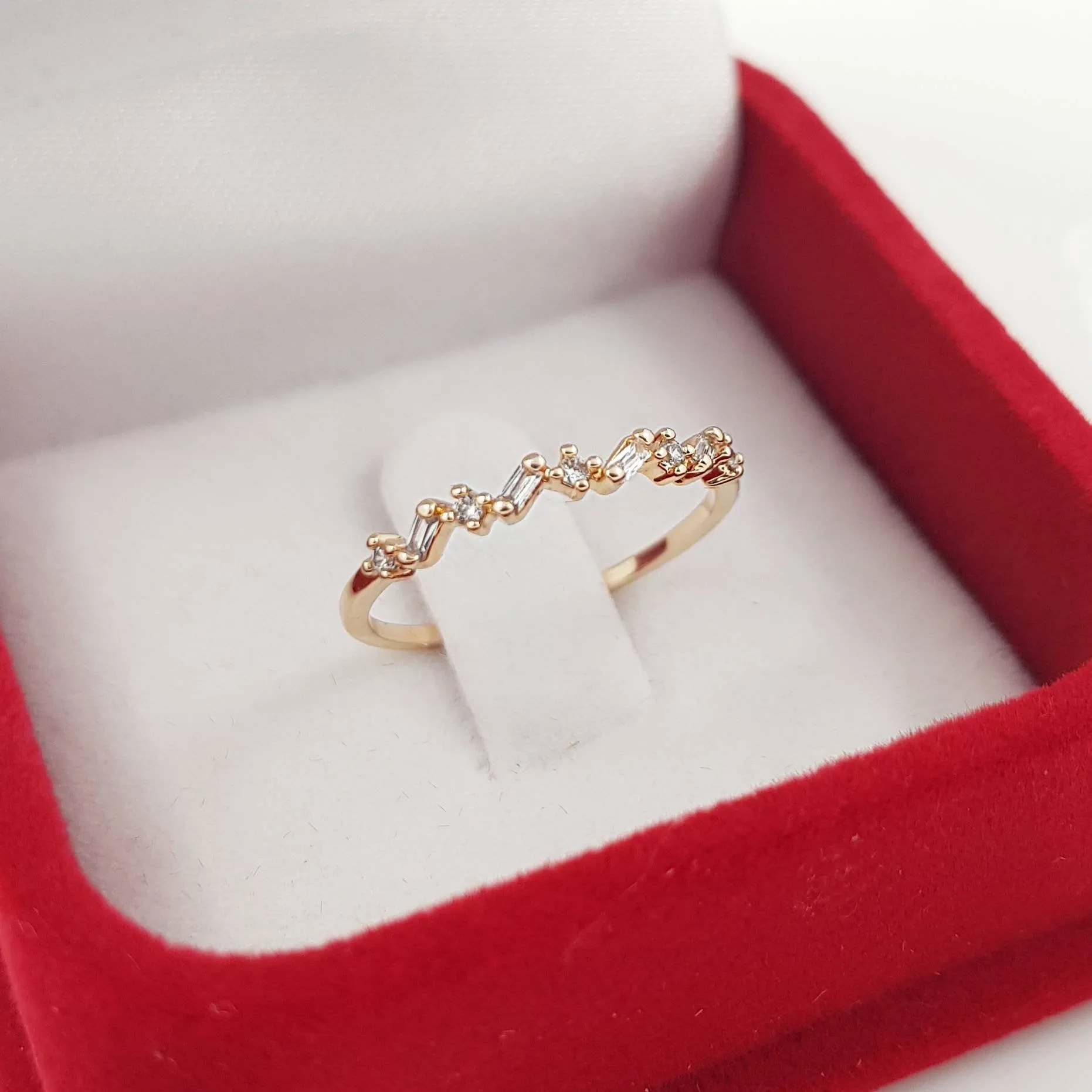 Baguette Cut Wedding Band - Baguette Diamonds Wedding Ring