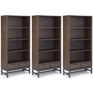 Banting 30 inch Bookcase 3-piece Set