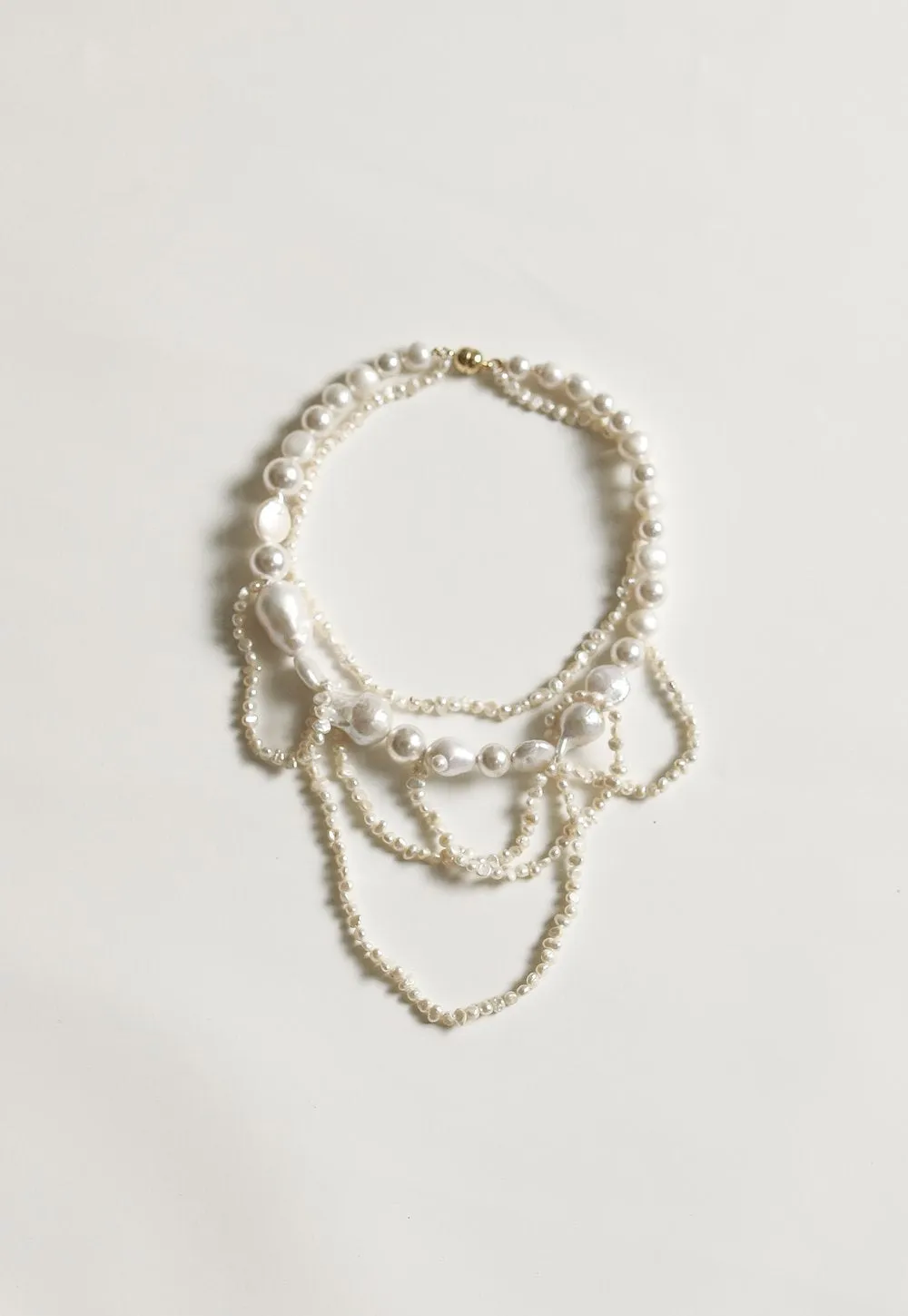 Baroque cascading choker
