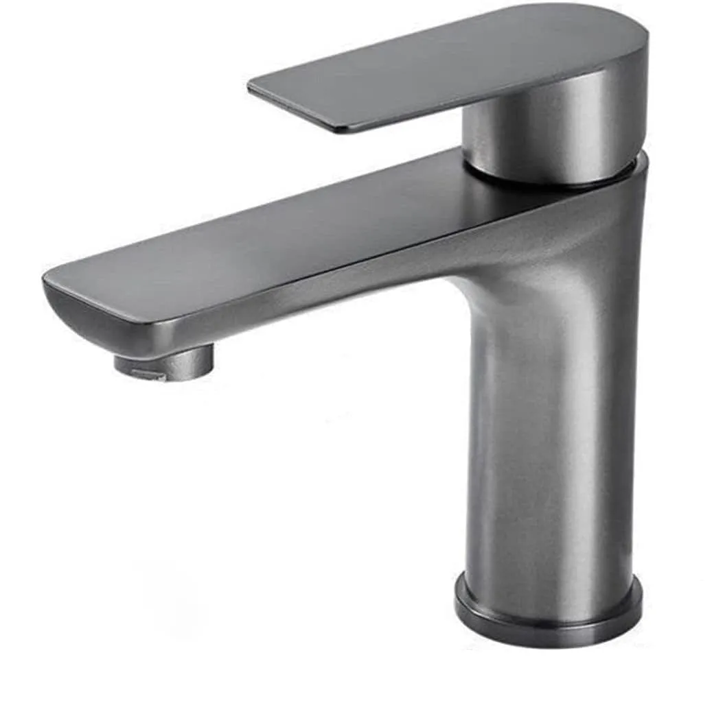 Bathrooms Satin Nickel Single-Lever Hot & Cold Basin Faucet Mixer - CS30 BN