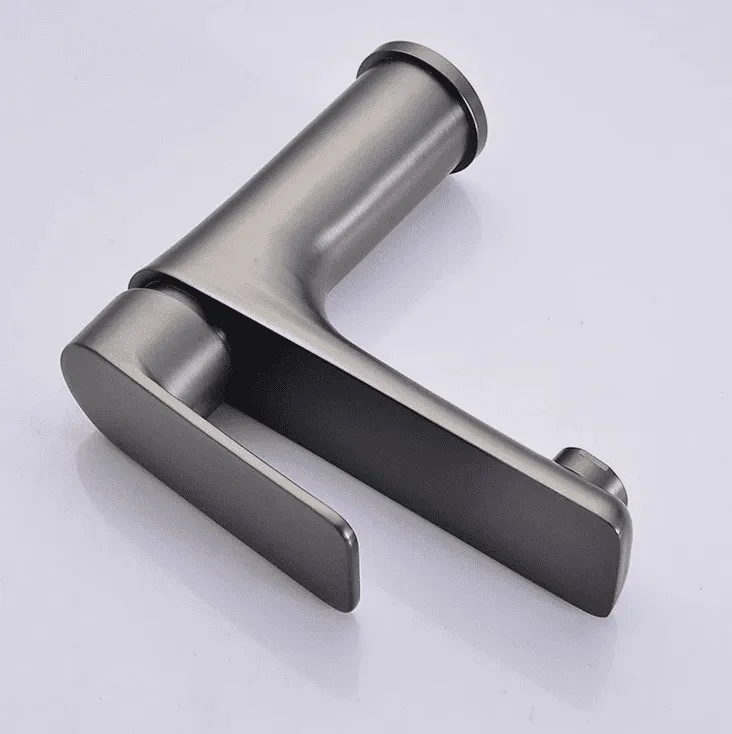 Bathrooms Satin Nickel Single-Lever Hot & Cold Basin Faucet Mixer - CS30 BN