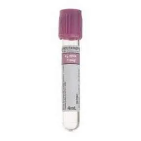 BD Vacutainer Blood Collect Tubes K2EDTA 13x75 4mL (10BX/CA)
