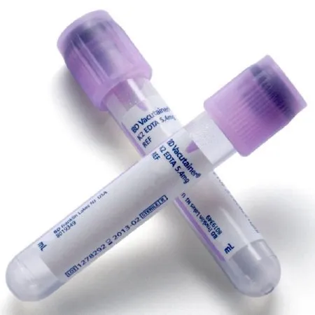 BD Vacutainer Blood Collect Tubes K2EDTA 13x75 4mL (10BX/CA)