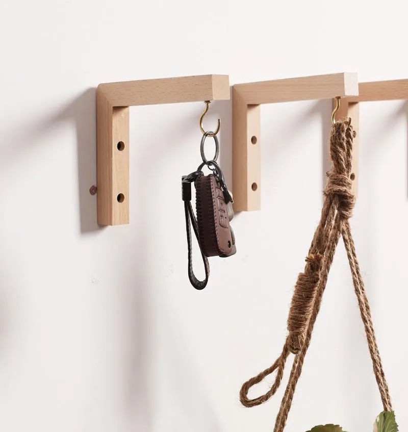 Beech Wood Hook Plant Stand