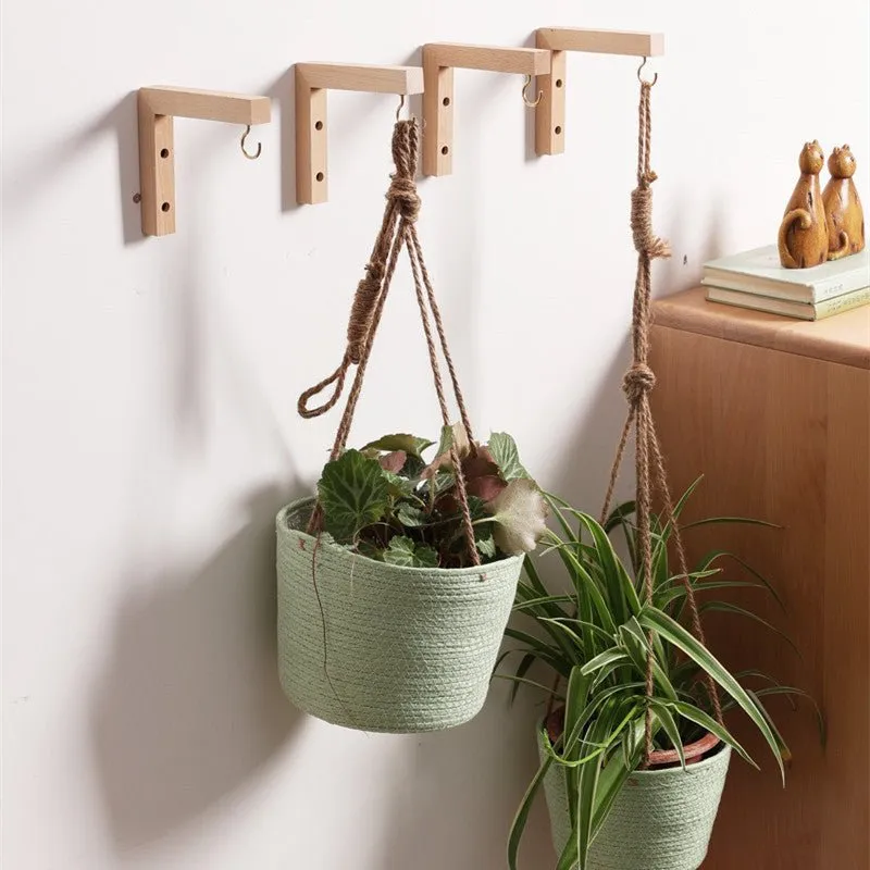 Beech Wood Hook Plant Stand