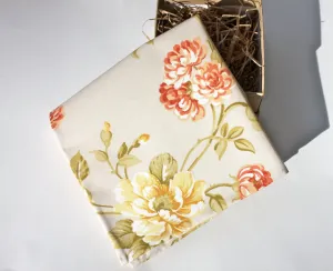 Beige Floral Pocket Square
