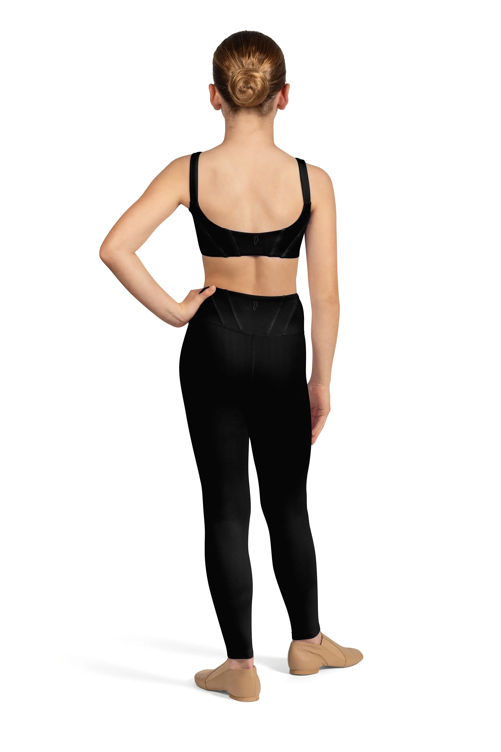 Bloch Wide Strap Cami Crop Top - Girls
