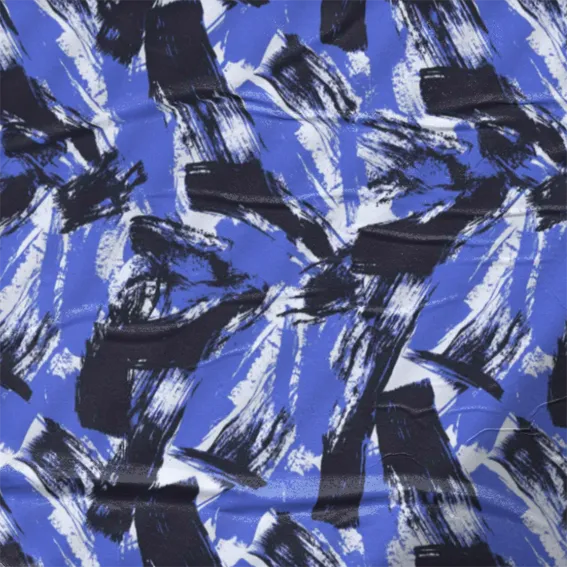 Blue painted surface pattern design