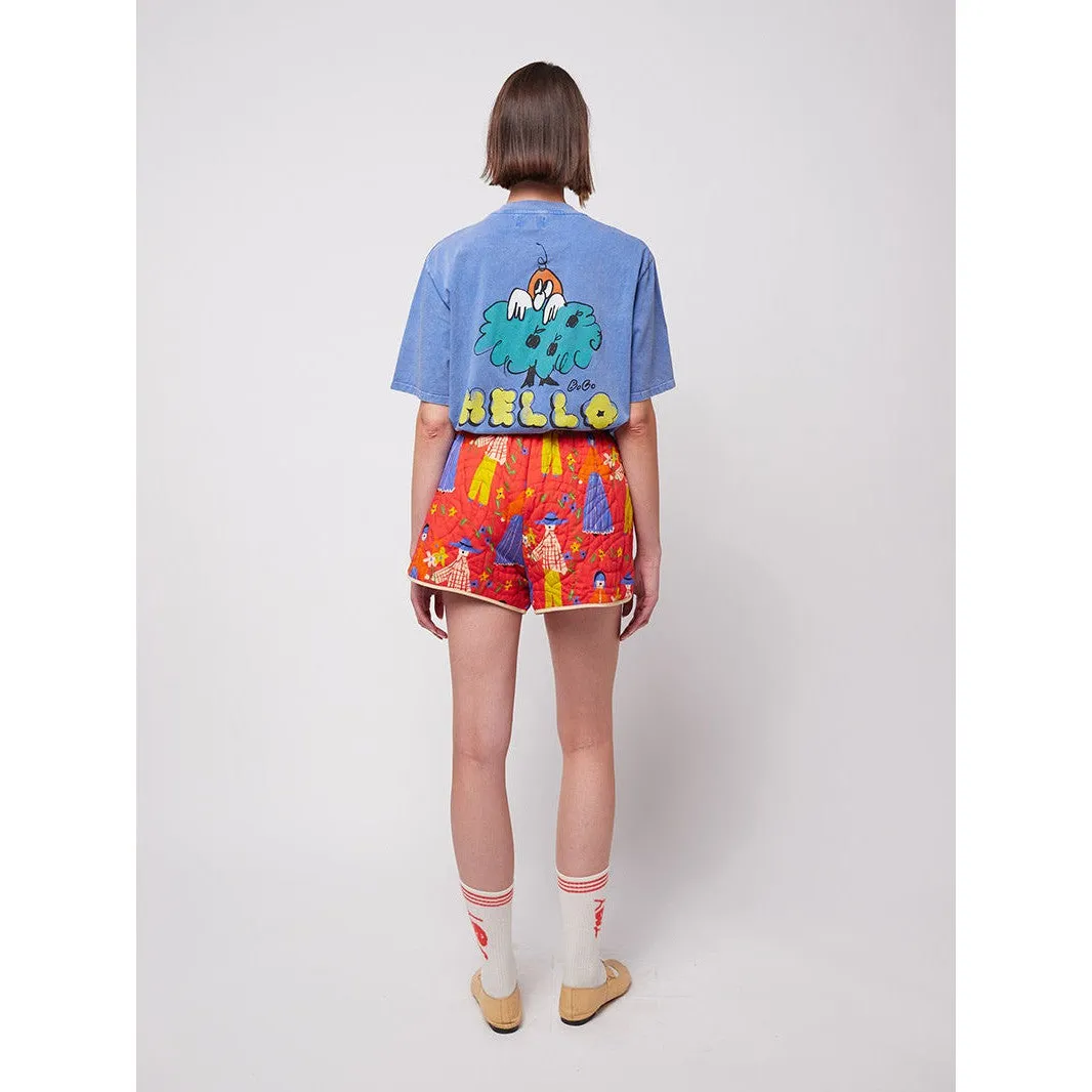 Bobo Choses Woman - Hello Joy unisex T-shirt - blue