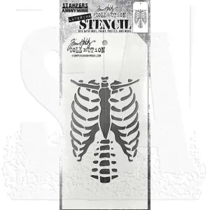 Bones Stencil Tim Holtz THS185