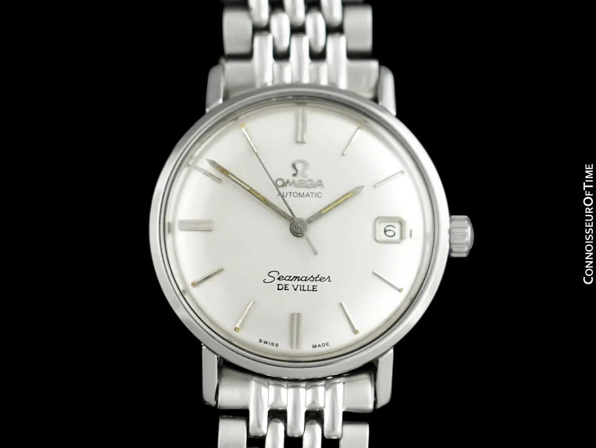 c. 1967 Omega Seamaster De Ville Vintage Mens Cal. 560 Watch, Automatic, Date - Stainless Steel