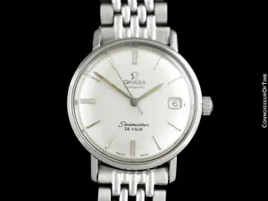 c. 1967 Omega Seamaster De Ville Vintage Mens Cal. 560 Watch, Automatic, Date - Stainless Steel
