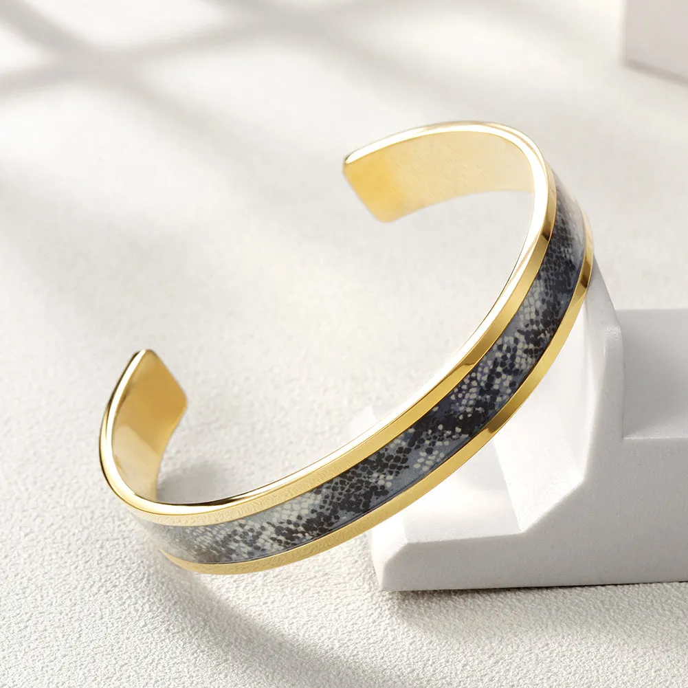 C-shaped Creative Pattern Bracelet-NSB1591ST