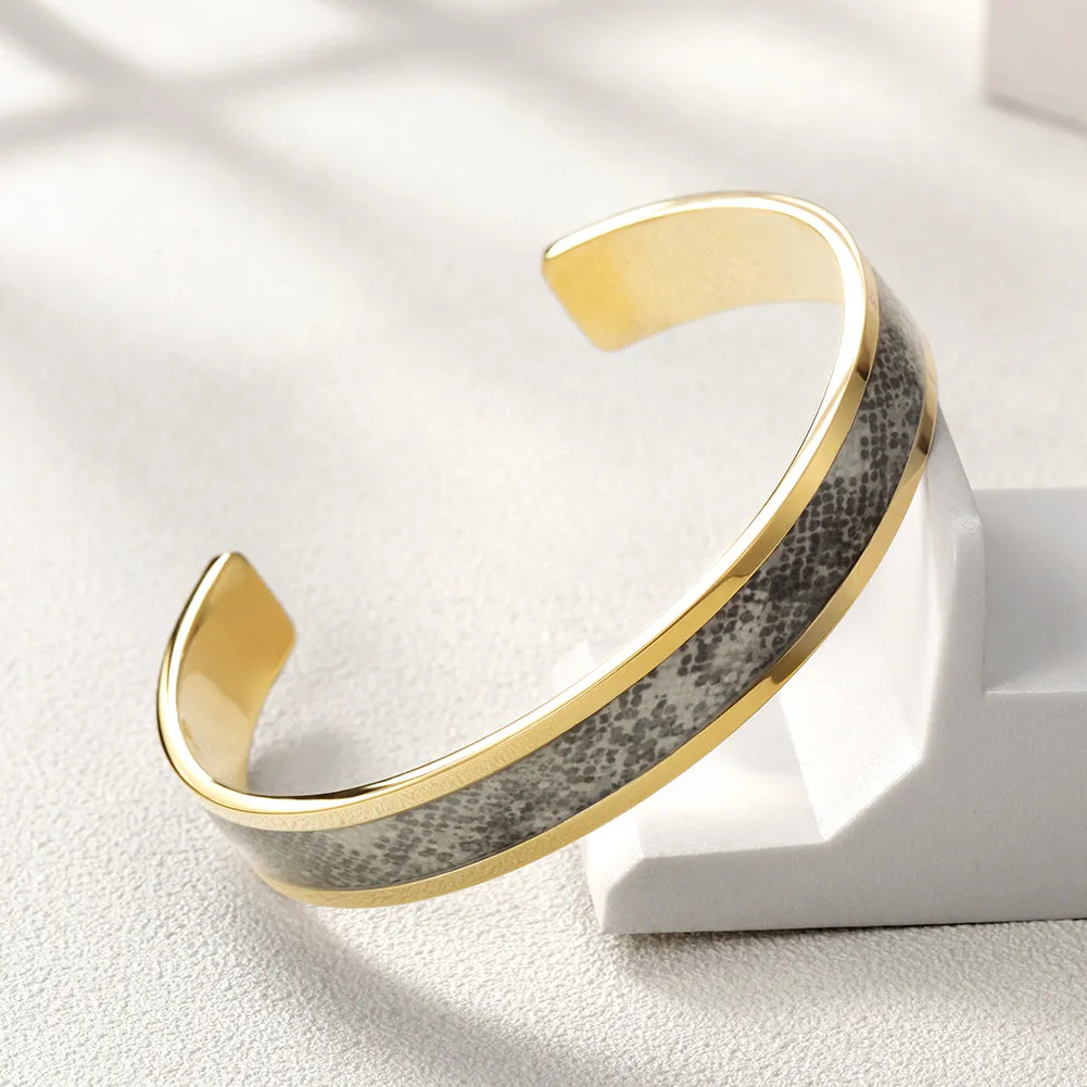C-shaped Creative Pattern Bracelet-NSB1591ST