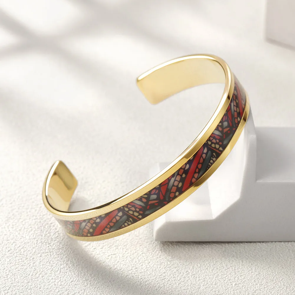 C-shaped Creative Pattern Bracelet-NSB1591ST