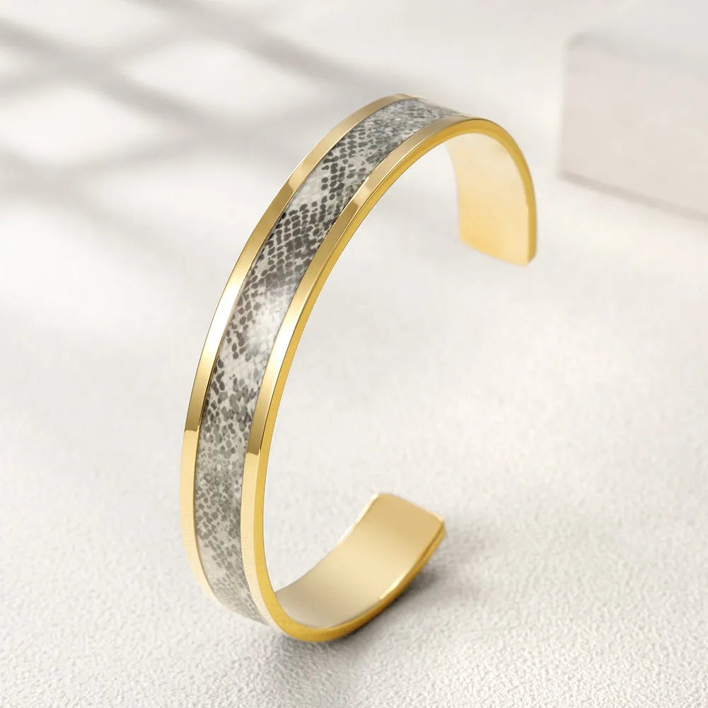 C-shaped Creative Pattern Bracelet-NSB1591ST