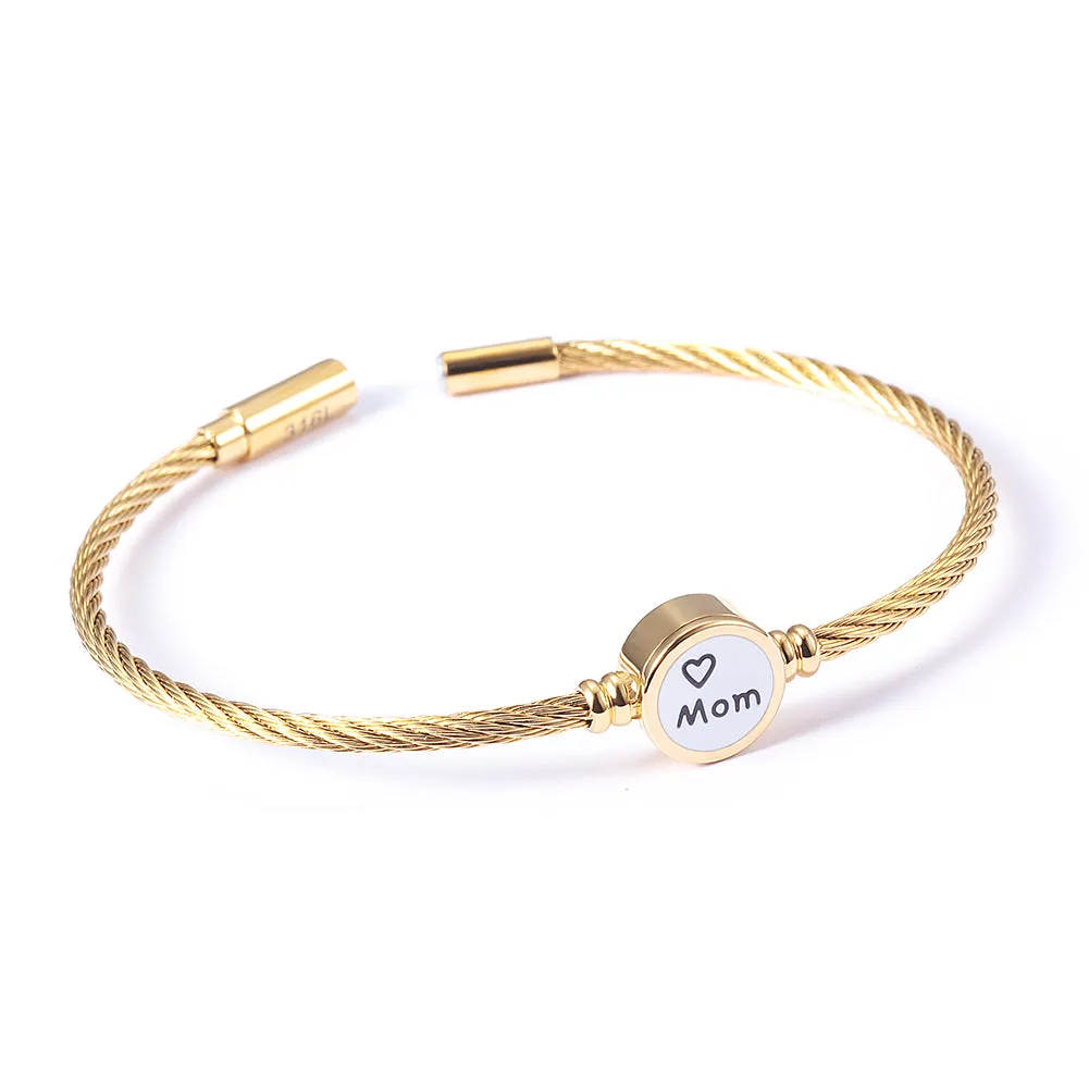 Cable Creative Pattern Bracelet-NSB1706