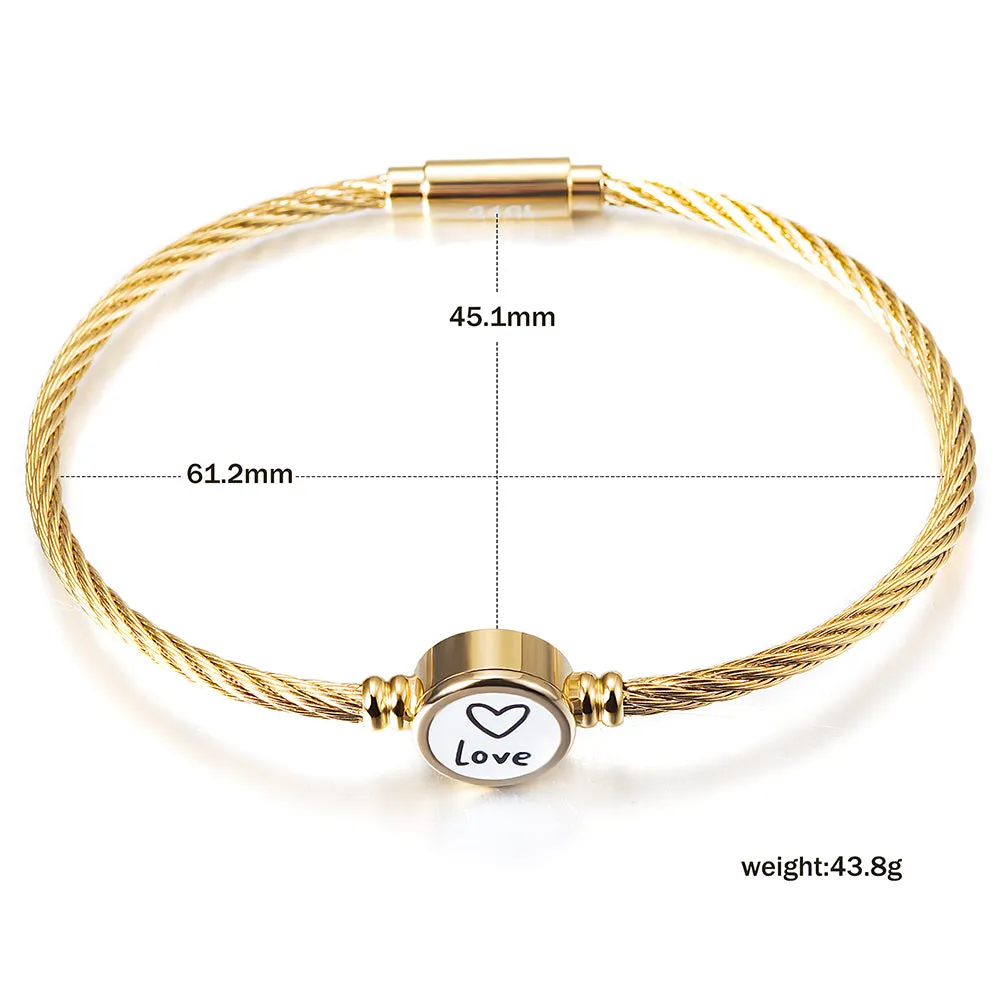 Cable Creative Pattern Bracelet-NSB1706