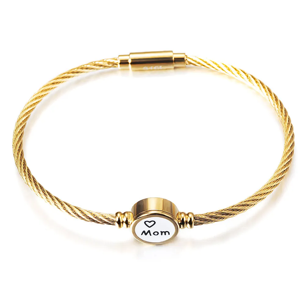 Cable Creative Pattern Bracelet-NSB1706