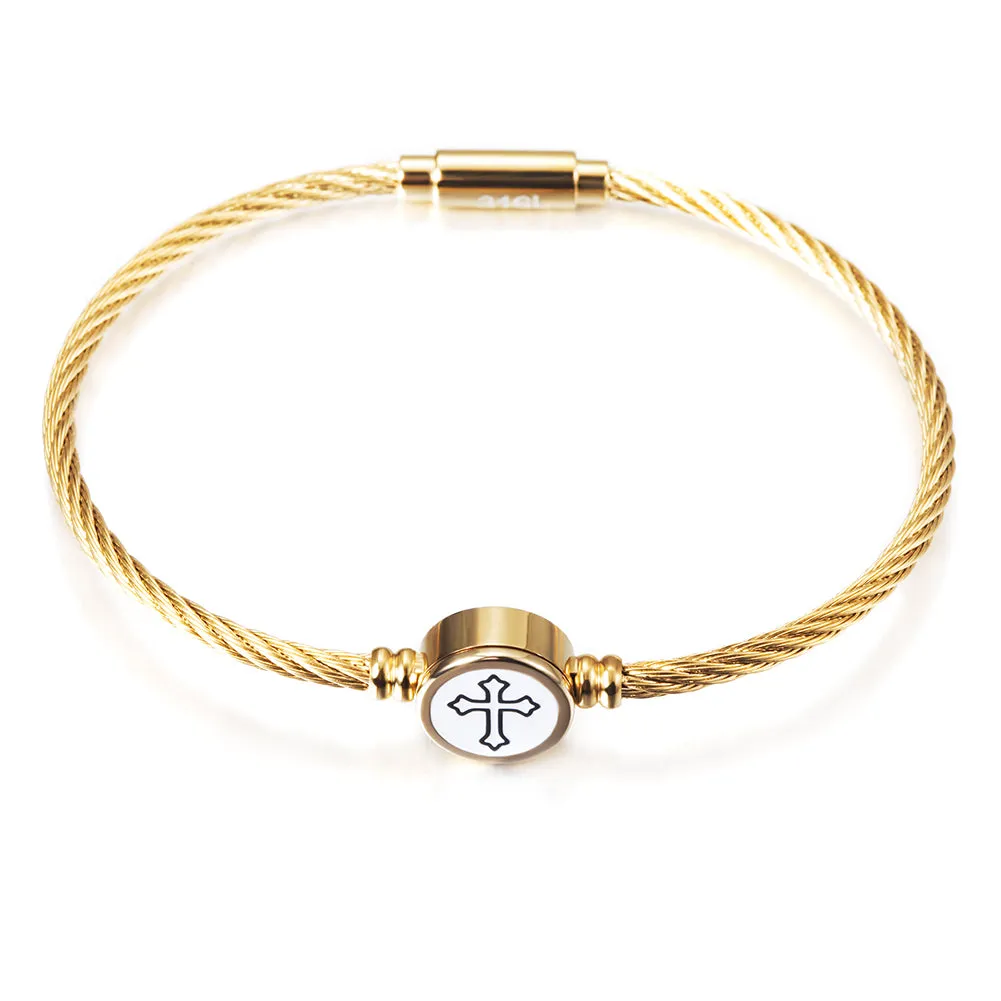 Cable Creative Pattern Bracelet-NSB1706