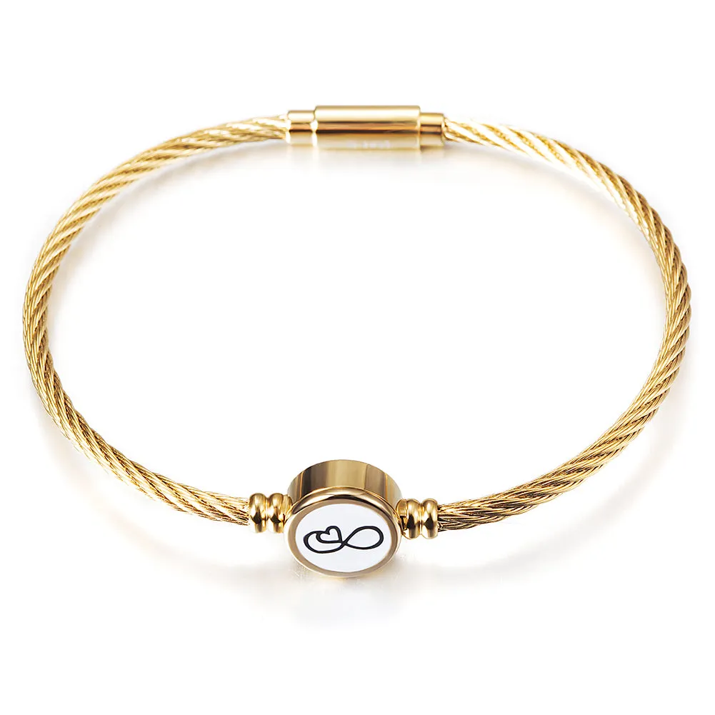 Cable Creative Pattern Bracelet-NSB1706