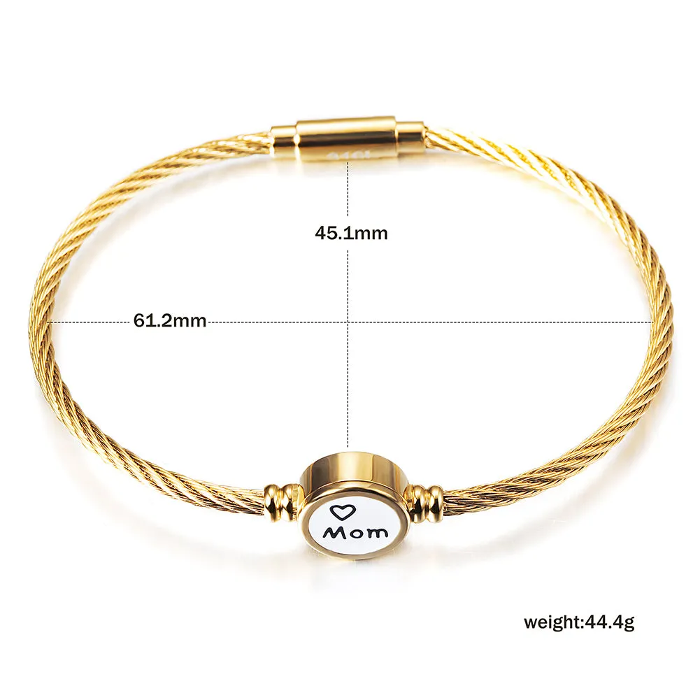 Cable Creative Pattern Bracelet-NSB1706