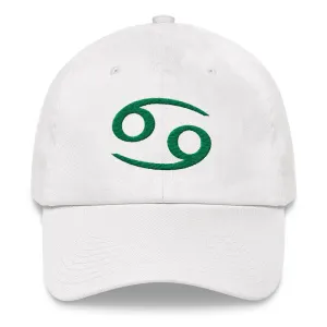 CANCER CAP - Zodiac Symbol Text Baseball Cap - Dad Hat