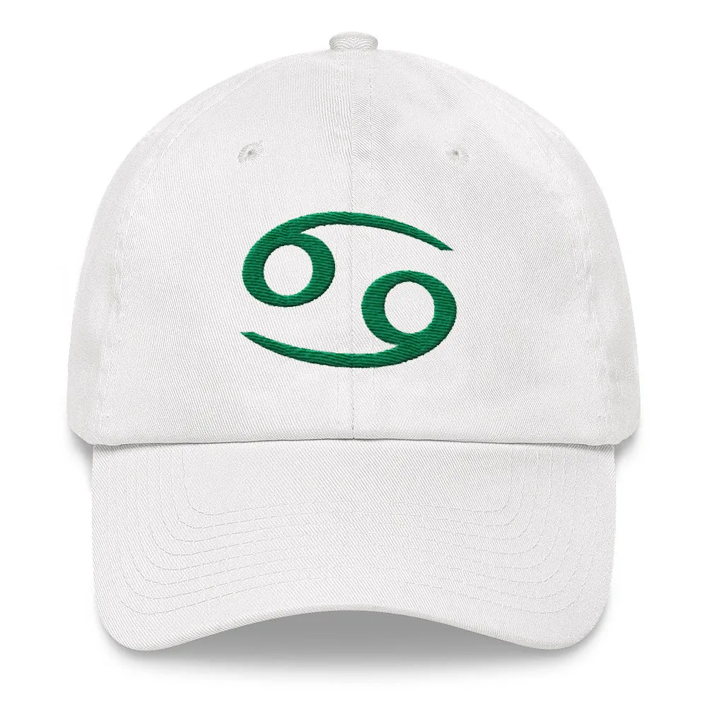 CANCER CAP - Zodiac Symbol Text Baseball Cap - Dad Hat