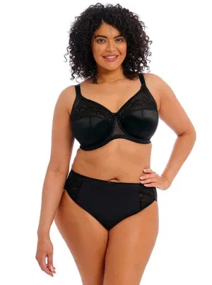 Cate Full Cup Banded Bra - Black
