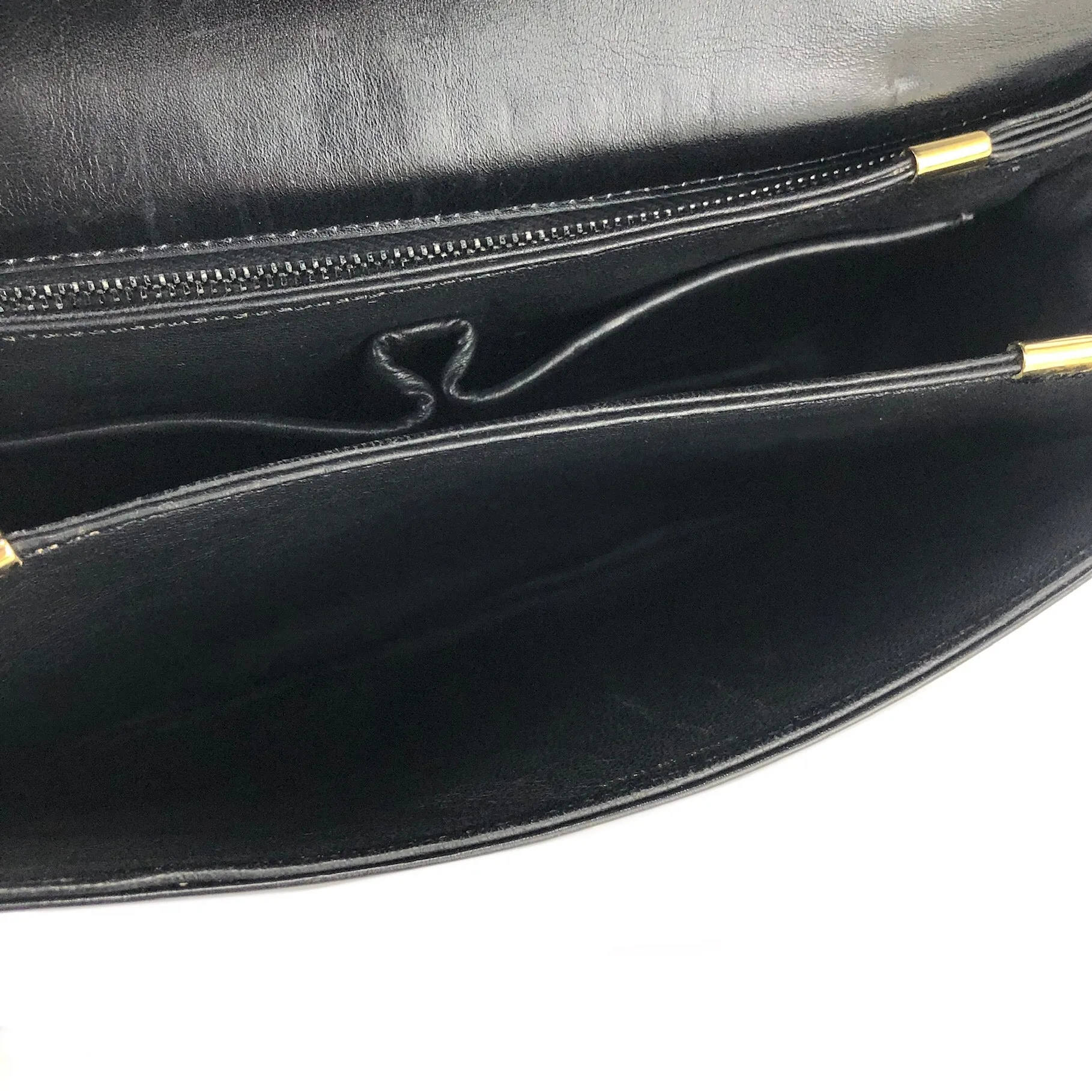 CELINE Blason Triomphe Turn lock Crossbody Shoulderbag Black Vintage Old CELINE pcmwku