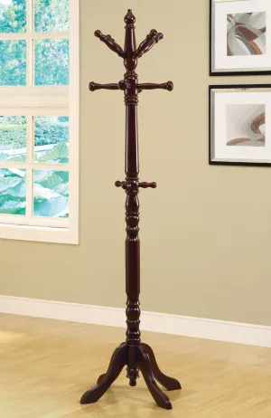 Cherry Traditional Solid Wood Coat Rack