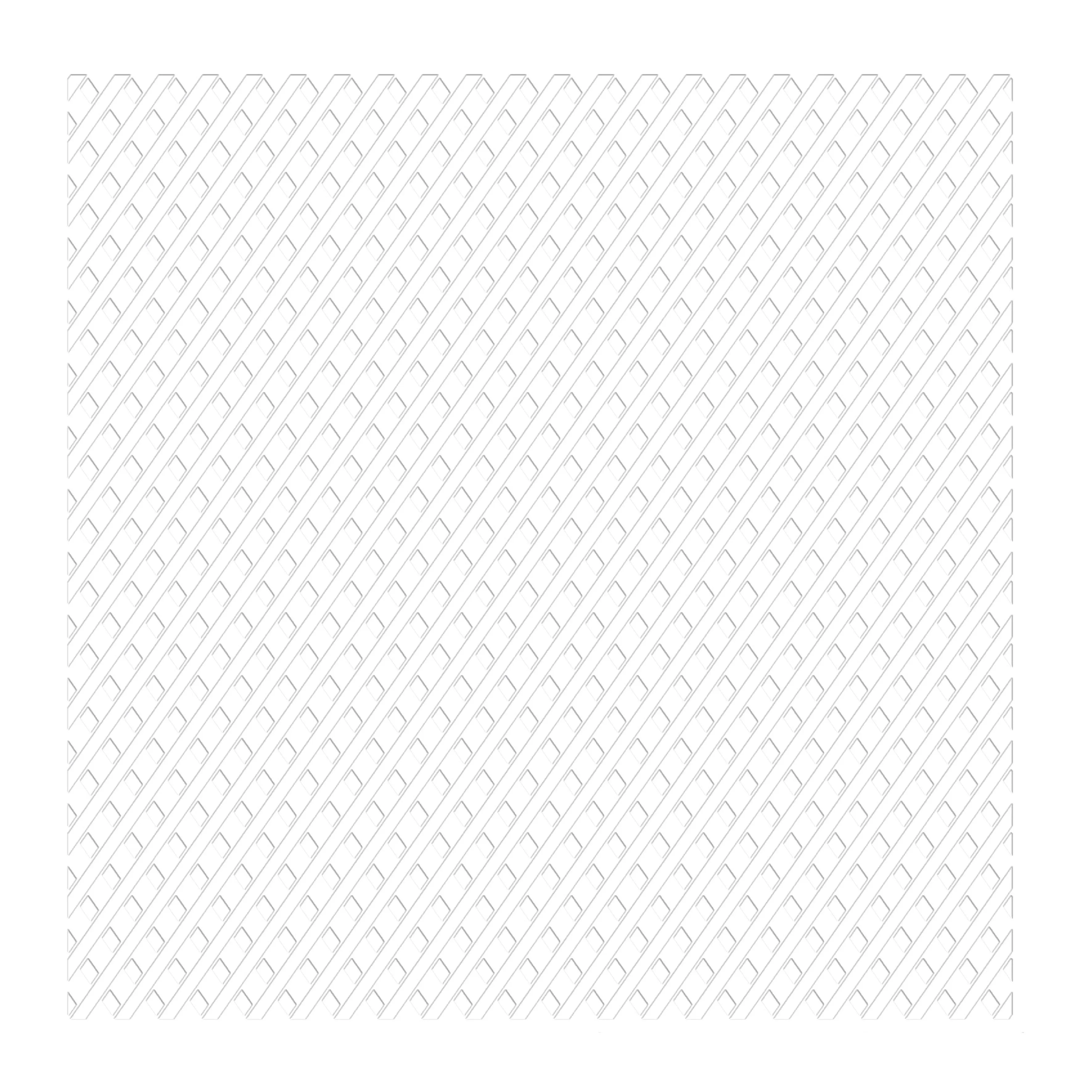 Chloe's Creative Cards - 8x8 2D Embossing Folder - Trellis Background