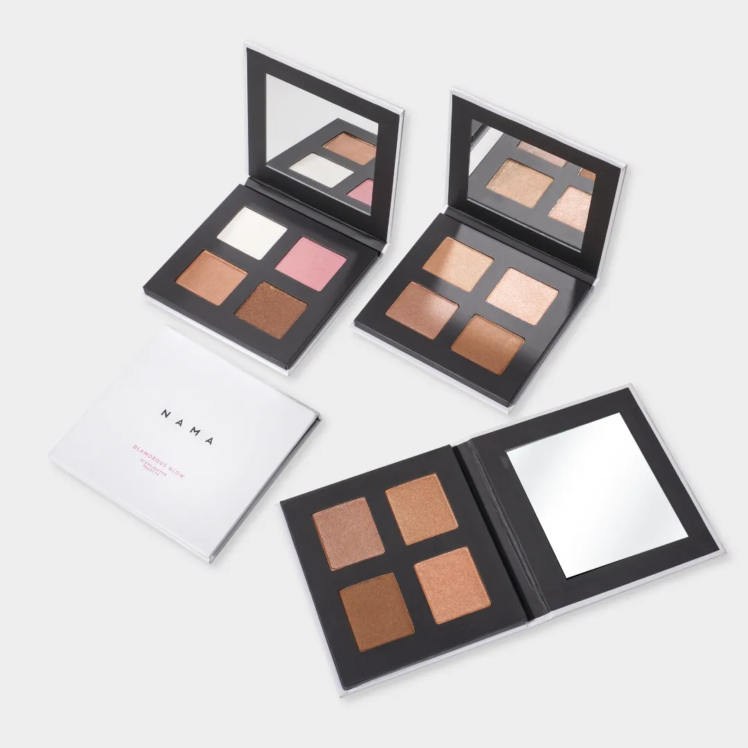 [CLEARANCE SALE] NAMA Highlighter Palette | Make Up Highlighter Wajah Contour Blush HIghlighter All In One