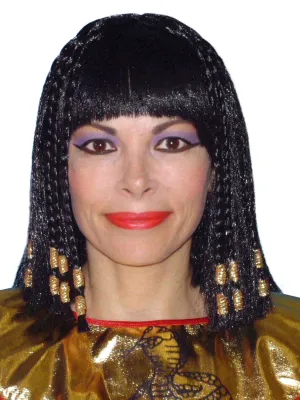 Cleopatra Braid Costume Wig Egyptian Fancy Dress