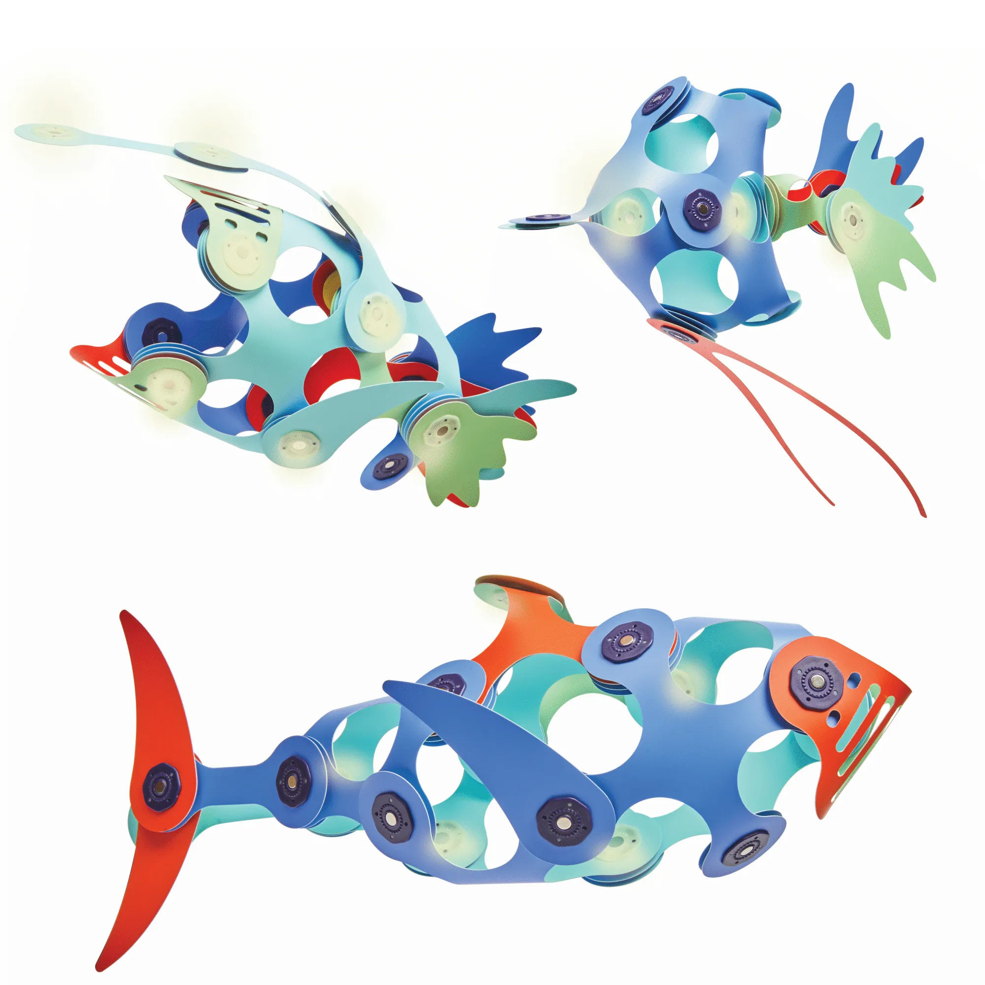 CLIXO - 24 piece Ocean Creatures - 6 