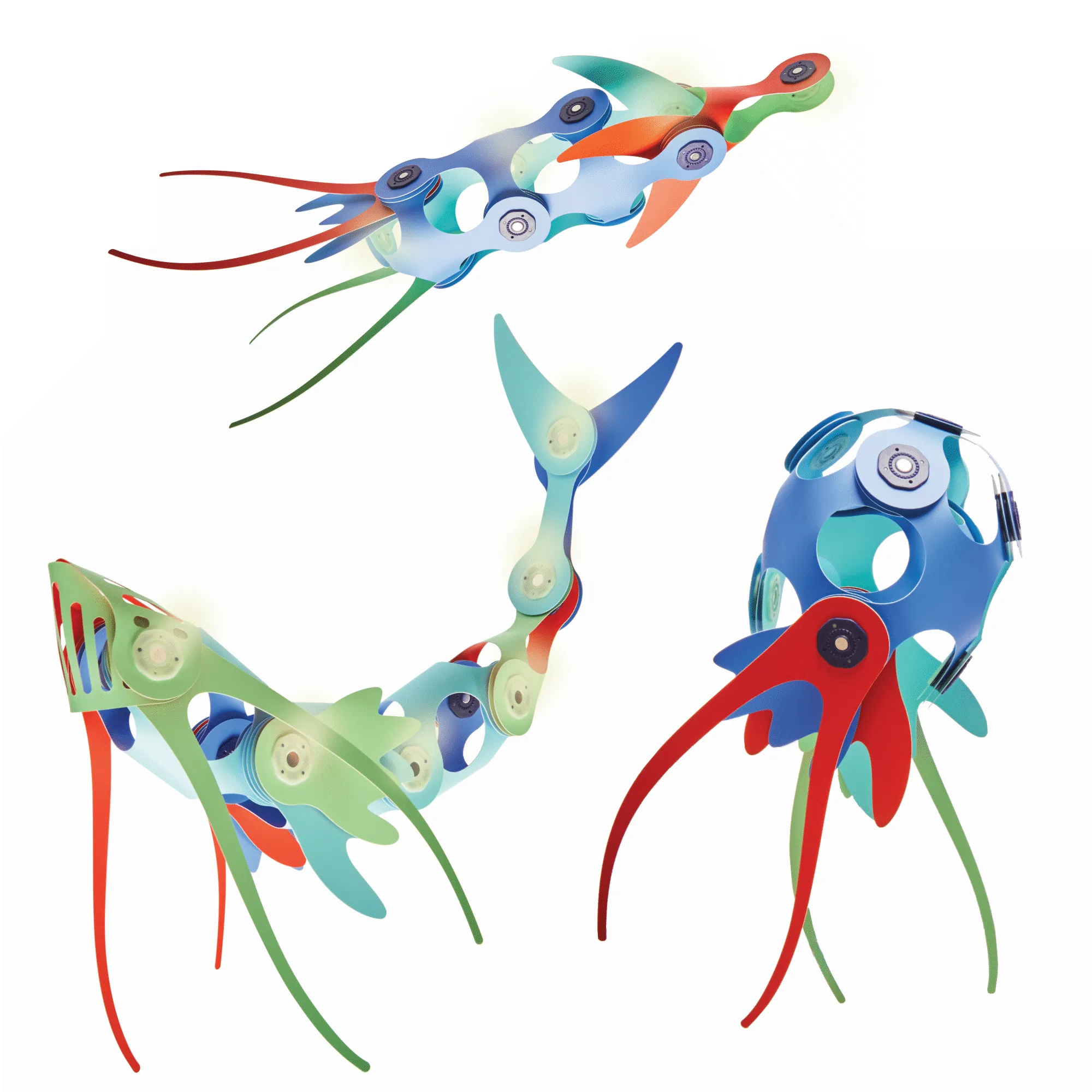 CLIXO - 24 piece Ocean Creatures - 6 