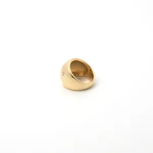 COCOON BUBBLE SPARK Ring: yellow gold and diamond