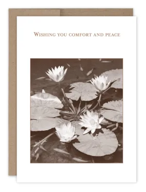 Comfort And Peace Sympathy Card