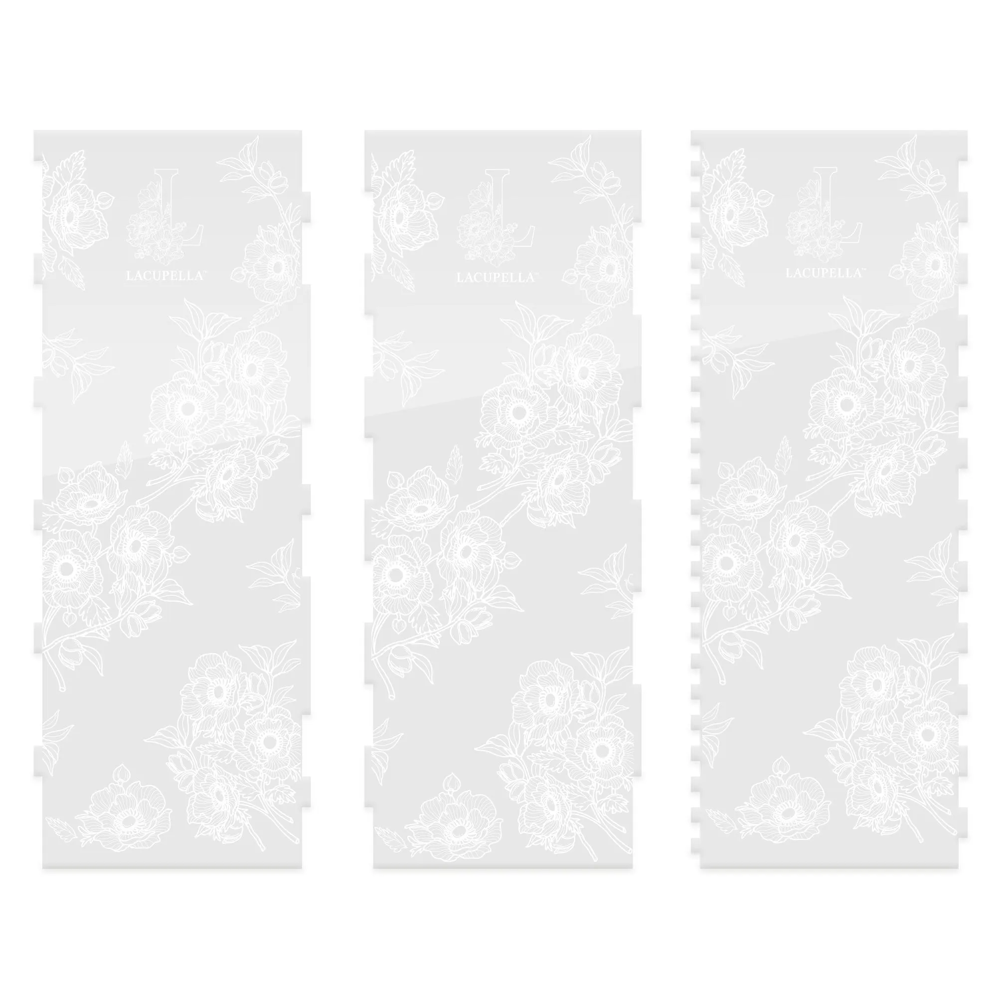 Contour Cake Comb For Buttercream Icing 12 inch Set of 3 SET C Update Version