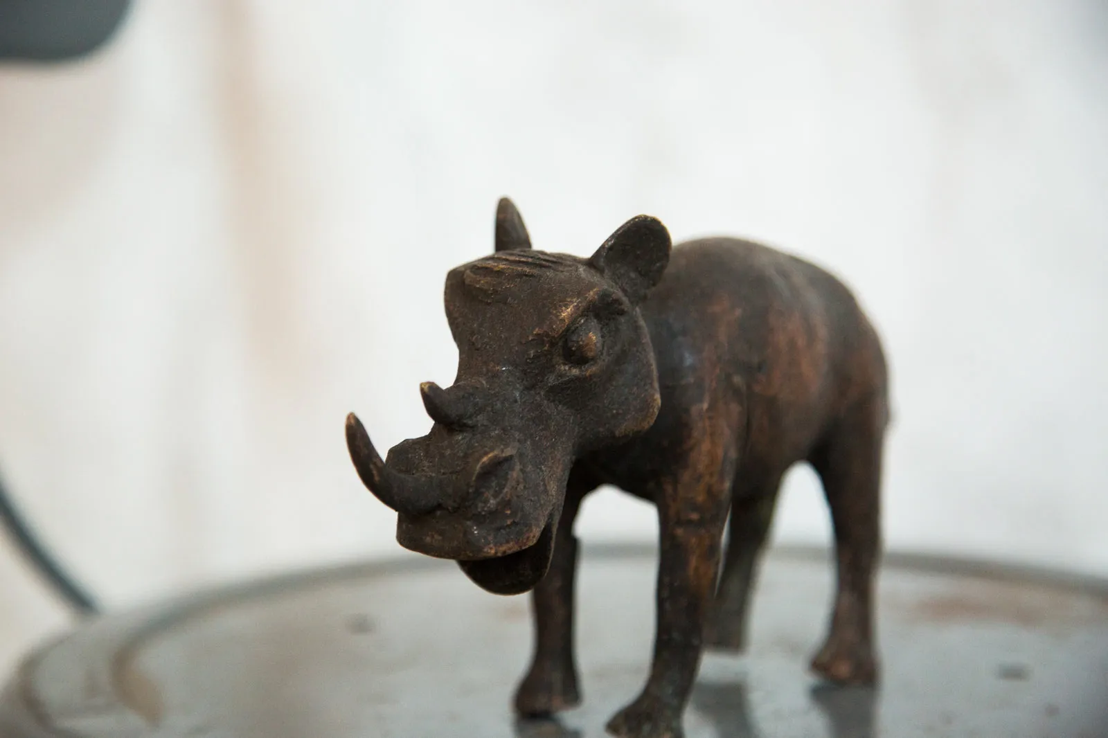 Copper Vintage African Rhino