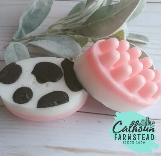Cow Print - Udder - Goats Milk Soap - Cow Spots - Udders