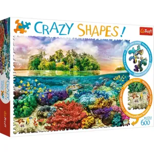 Crazy Shapes: Tropical Island - 600pc