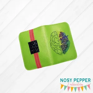 Creative Brain Sketchy Notebook Cover (2 sizes available) machine embroidery design DIGITAL DOWNLOAD