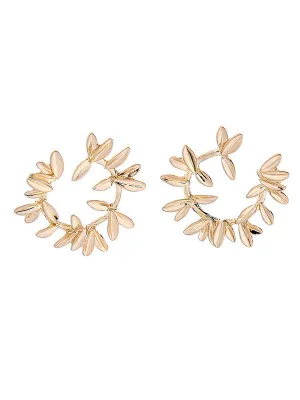 Creative Gold Garland Pattern Earstud