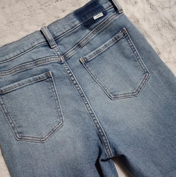 DAZE Denim Straight Up High Rise In New Flame Vintage Ladies 29 CURRENT STYLE